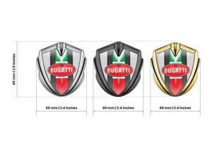 Bugatti Metall Emblem Abzeichen Moderner Look High-End